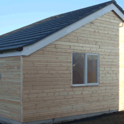 Large Wood built Garage