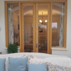 Internal double doors