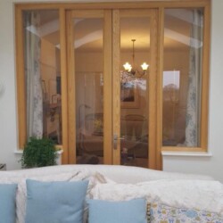 Internal double doors