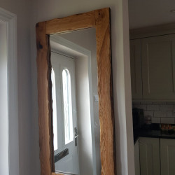 Solid Oak Mirror